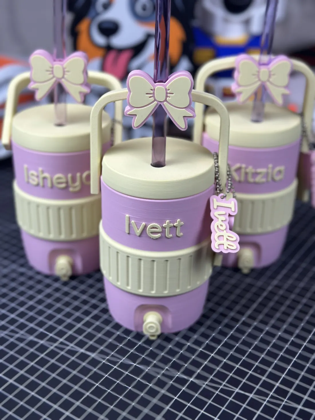 Jarras personalizadas grabadas con nombres